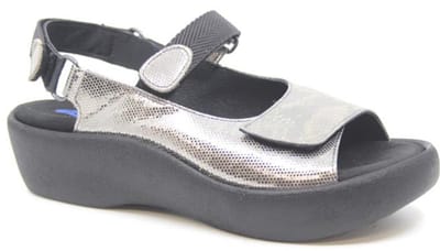 Sandaal Wolky Women Jewel Shimmer Leather Metal-Schoenmaat 37