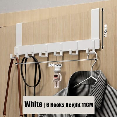 Haken Over De Deur 6 Haken Kleding Jas Hoed Handdoek Hanger Thuis Badkamer Organizer Rek Keuken Accessoires Houder
