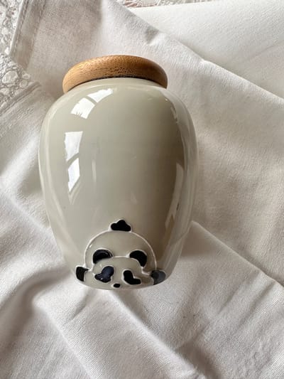 Urnen - Urn - Panda - As - Crematie - Afscheid - Herinnering - Familie - Troost - Emotie - Herdenken - Afscheid & Troost - AF-TC733