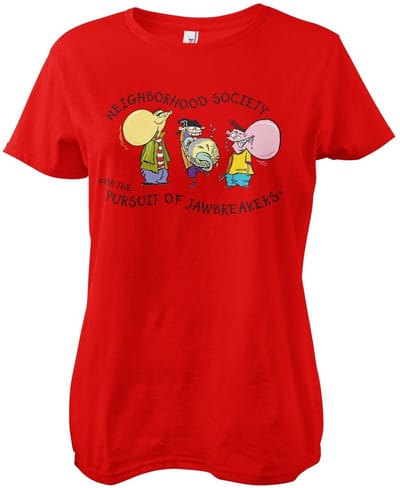 Cartoon Network Dames-T-shirt Ed, Edd n Eddy Neighborhood Society Girly WB-5-EEE003-DTF922
