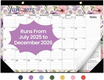 Bureaukalender 2025-2026: 18 Maanden Planner (Juli 2025 t/m December 2026) - Groot A3 Formaat voor Thuis, Kantoor of School