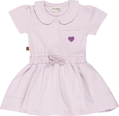 Frogs and Dogs - Jurkje Hearts | Lavender Fog - Katoen - Maat 62
