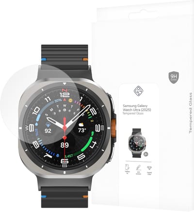 Cazy screenprotector geschikt voor Samsung Galaxy Watch Ultra (2025) - 2 stuks - Gehard Glas