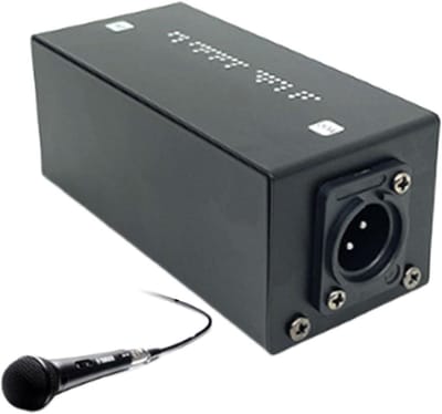 Microfoon Voorversterker - Zang Booster - Audio Versterken - Verliesvrije Versterking - 28 dB Bereik - Zwart