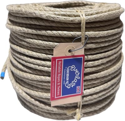 Synthetisch Touw - Polyhemp Hempex - Buiten Gebruik - Natuurlijke Hennep Look - 8mm 100 Meter - Bruin