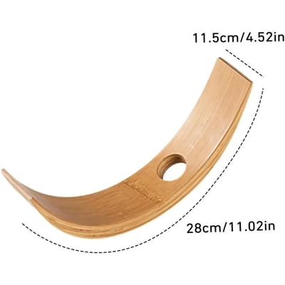 Bamboe Product Balans Rode Wijnrek Enkele Wijnfles Standaard Decor Creatief Wijnflesrek Display Standaard Decoratie