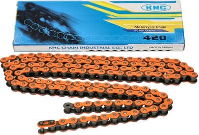 Ketting KMC 420 1/4 lengte 136 schakels oranje