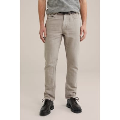 We Fashion 5-pocket Mid Waist Grey Maat: W30L32 | Broeken Outlet | Heren | Grijs