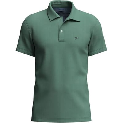 Fynch-Hatton Polo Uni Color Premium Cotton Fern / male