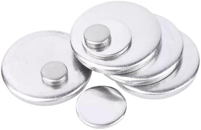 Ronde Metaalplaat - Roestvrij Staal - Metaalbewerking - Nauwkeurige Afmetingen - 50 mm Diameter - Zilverkleurig