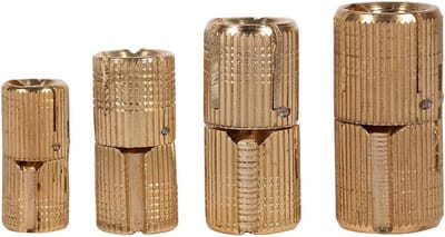 Verborgen Scharnier 4 Stuks Goud Messing voor DIY Sieradenboxen en Ambachtelijke Projecten (12mm)