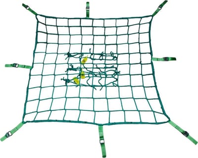 GeZu Impex Valbeveiligingsnet voor steiger Blauw 2 x 10 m dubbele lagen veiligheidsnet