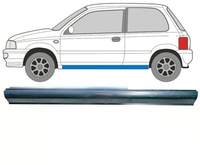 Reparatie dorpel voor Suzuki Alto 1994-2002 / Links