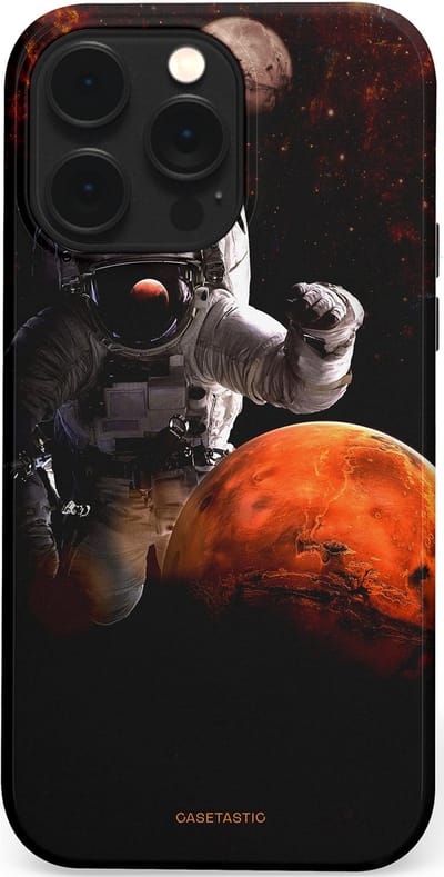 Casetastic Hoesje Geschikt voor Apple iPhone 14 Pro Max Magsafe - Stijlvolle Beschermende Duo-layer Case - Stellar avontuur
