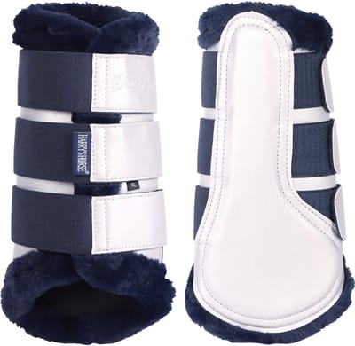 Harry's Horse Beenbeschermers Denici Cavalli Taupe Air Zilver - s