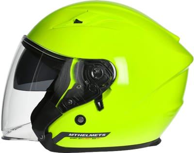Helm MT Avenue Solid fluor geel Maat XS