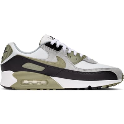 Nike Air Max 90 "Silver Sage" - Sneakers - Unisex - Maat 45.5 - Wit/Grijs/Olijfgroen