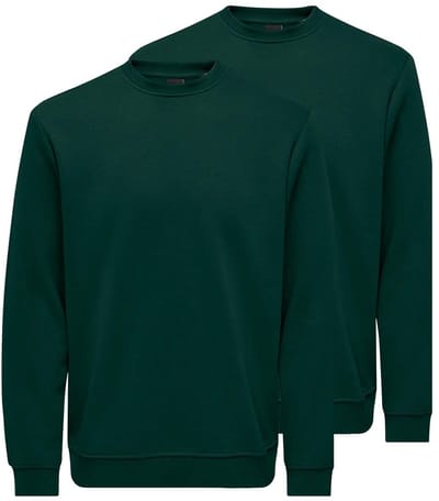 Only & Sons Heren sweatshirt 2 pack Connor