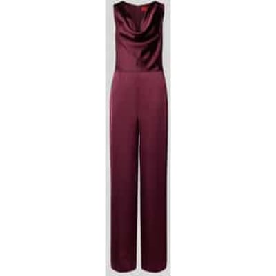 Getailleerde jumpsuit van satijn, model 'KIMARI-1'