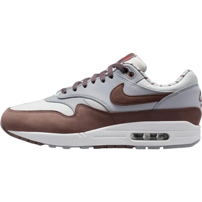Nike Air Max 1 Premium Shima Shima 2023 Unisex Sneakers Bruin Summit-White Plum-Eclipse FB8916-100 38 gray