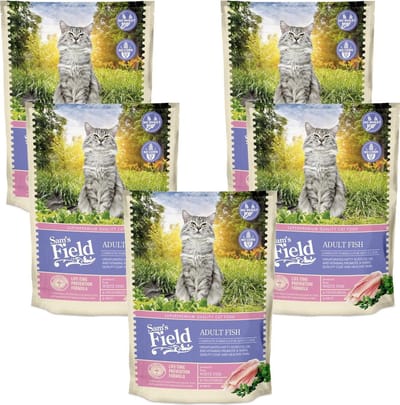 Sam's Field Cat Adult Vis - Kattenvoer - 5 x 400 g