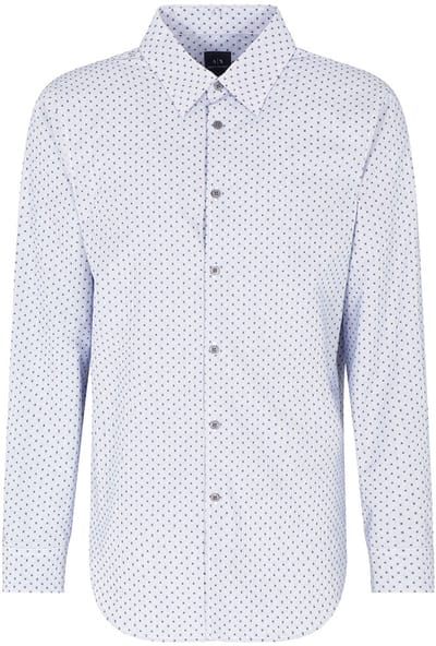 Armani Exchange Xm001153_af16623 Overhemd Met Lange Mouwen Wit M Man