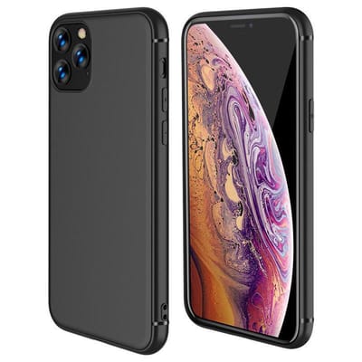 Geschikt voor iphone 11 Hoesje - iphone 11 Hoesje Siliconen - Zwart Cover TPU Case