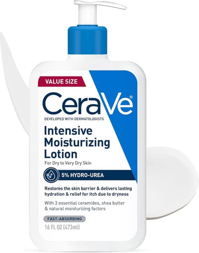 CeraVe Intensive Moisturizing Lotion - Hydro-Urea + Shea Butter - Droge huid - Rode huid - Jeukende huid - 473ml