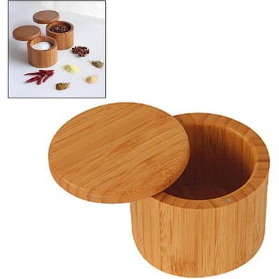 Houten Specerijstrooier Pot Suiker Zout Peper Kruiden Tandenstoker Opbergfles BBQ Specerij Opbergdoos met brown