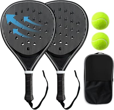 Pickleball Set - Buitenspel Uitrusting - Sport en Spel - Ergonomische Handgreep - 46.5 cm Rackets - Multicolor