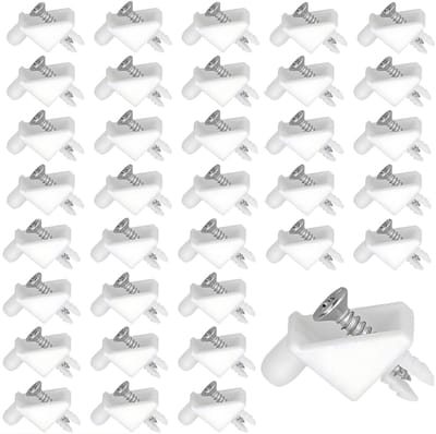 Dailygoods- Plankdragers 150 stuks - Planksteunen - Vervangend onderdeel - Geschikt voor PAX/KOMPLEMENT - Hoogwaardig mat - Wit