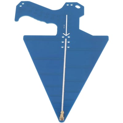 Antenne logarithmique périodique 0,6 à 10 GHz Antenne de radiogoniométrie pour l'analyse du signal spectral