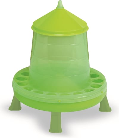 Gaun Pluimvee voertoren op pootjes - Voerdispenser - Kippenvoerbak - Op pootjes - Duurzaam - Kunststof - Groen - 8 kg