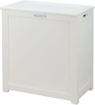 Wasmand - Opbergmand - Huis Organiseren - Klapdeksel Blijft Open - 628 Liter - Wit