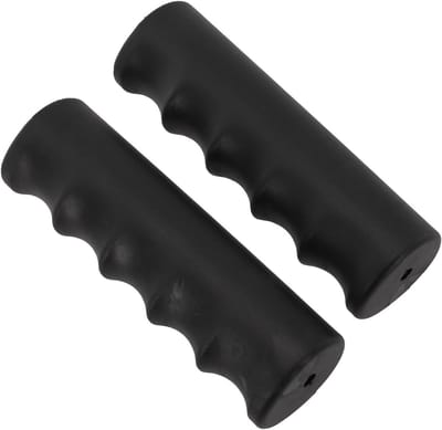 Kruiwagen Handgrepen - Griphoezen Vervanging - Comfortabel Transport - Antislip Groefontwerp - 118 x 22 mm - Zwart