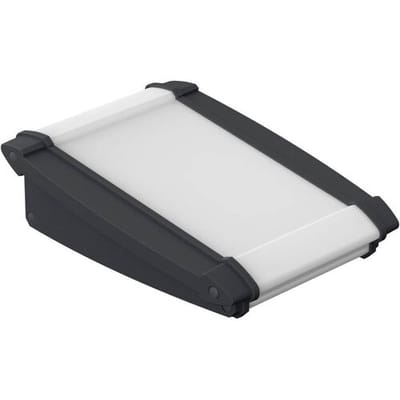 Bopla ALU-TOPLINE ATPH 1850-100 Consolebehuizing (l x b x h) 100 x 181 x 53 mm Aluminium, ABS Grafietgrijs (RAL 7024), Natuur 1 stuk(s)