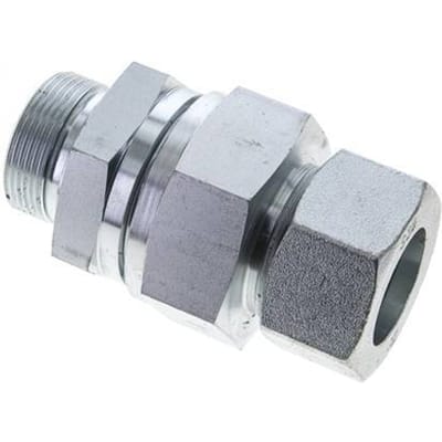 38S (M52x2) & G1-1/2'' Regeling-Uit Elektrolytisch verzinkt Stalen Terugslagklep Snijring Buitendraad 1-250 bar ISO 8434-1