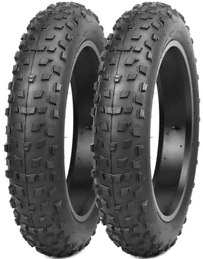 Heavy Duty E-bike Banden 20 x 4,0 Inch - Fatbike Banden 98-406 20PSI, 2 Stuks