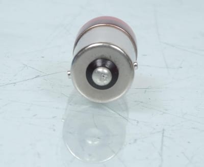 Boite d'ampoules BA15s 12V 5W rouges x10 Flosser 402509 pour moto scooter Neuf