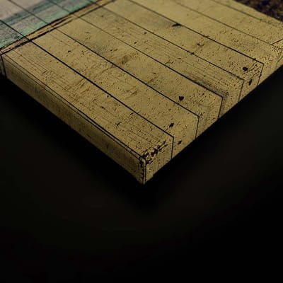 Canvas print DD120457 tahiti 3 A.S. Création 0,6 x 0,9 m Groen Kantoor Hal/Gang Keuken Slaapkamer Woonkamer