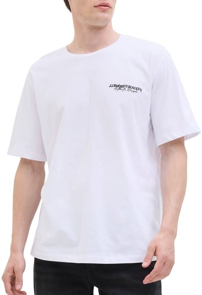 JJ REBEL - JREBZACK TEE SS CREW NECK NOOS - Heren - T-shirts