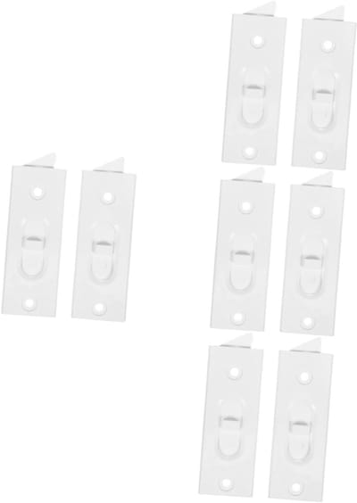 4 Paar Raamstopper Vervangende Grendelsloten Kleine Raamsluiting Kantelvergrendeling Van Het Raam Benodigdheden Voor Raamgrendels Raam Sloten Raam Onderdelen Venster Plastic