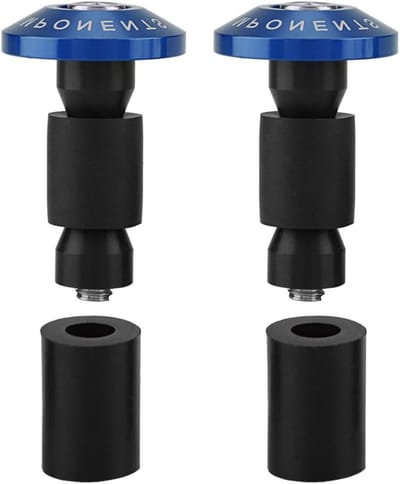 Cosensi - Dailygoods - Dailygoody - Handlebar Plug - 22mm - Rubber - Blauw - Motorrijden - Bescherming voor stuur - Geschikt voor Offroad