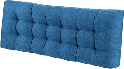 Bankkussen - Zitkussen - Binnen en buiten - Antislip basis - 140 x 60 cm - Donkergrijs