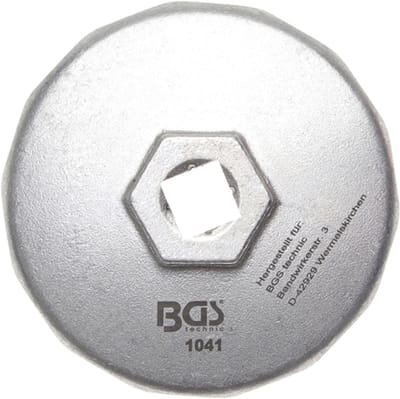 BGS Oliefiltersleutel 14-kant Ø 74 mm, voor Audi, BMW, Mercedes-Benz, Opel, VW