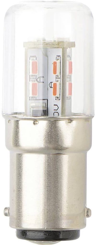 TRU COMPONENTS TC-13794728 LED-signaallamp Rood BA15d 230 V/AC 200 lm