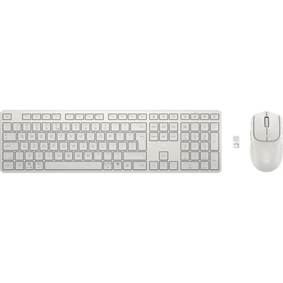 HP 490C multi-device dual-mode stille muis en toetsenbord combinatie- Bluetooth & 2.4GHz -Qwerty- Iso- Wit