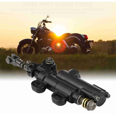 Opvouwbare Motorfiets Achterrem Hydraulische Hoofdcilinder Pomp voor Suzuki Kawasaki Honda Yamaha black