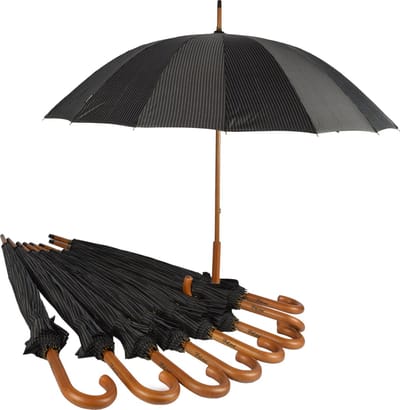 Paraplu 9 stuks - Set Van 9 Polyester Paraplu's | Met 16 Banen En Diameter 102cm | Perfect Voor Kamperen & Outdoor