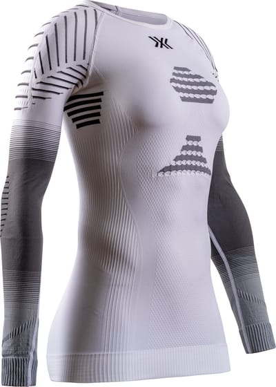 X-Bionic Invent Fx Shirt Lange Mouwen Dames - Wit/Grijs - Maat XL